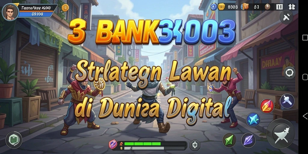 Tampilan gameplay BANK303 menampilkan pertempuran taktis yang seru.