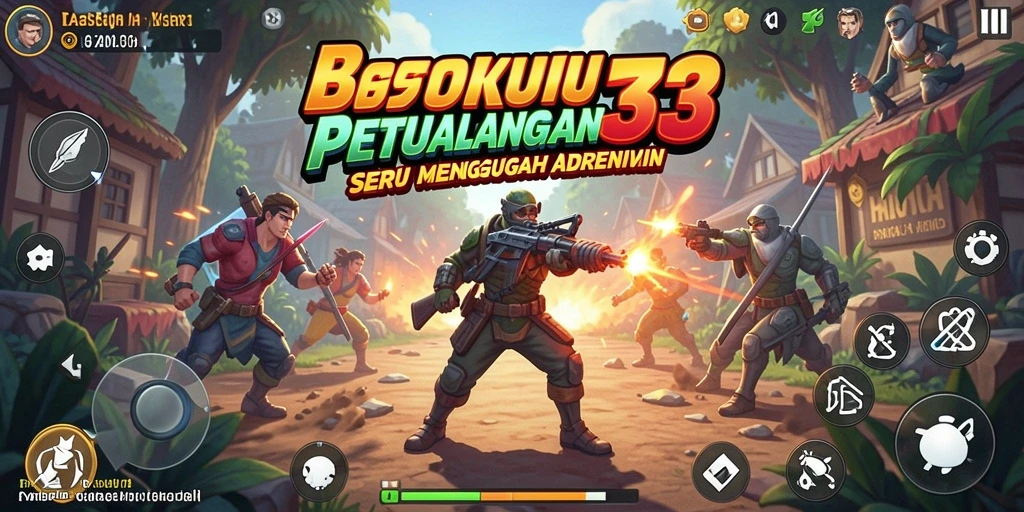 Tampilan gameplay BOSKU33 yang seru dan penuh aksi.