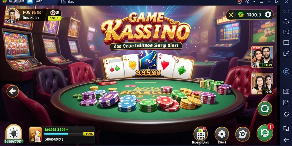 Screenshot gameplay F08 menampilkan aksi seru permainan Kasino.