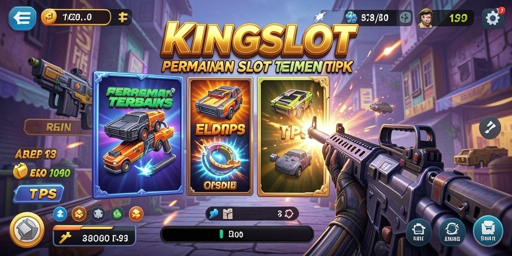 Tangkapan layar utama KINGSLOT dengan gameplay yang mendebarkan.