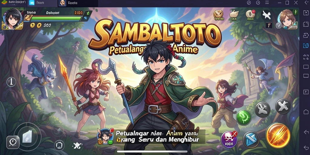 Tangkapan layar SAMBALTOTO menampilkan aksi pertarungan yang menegangkan.