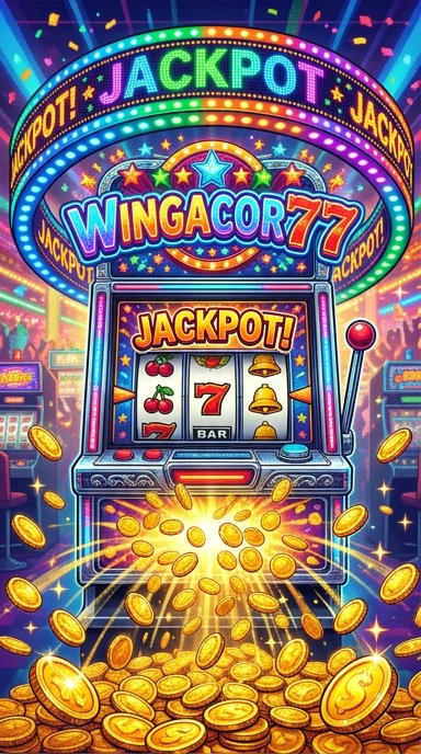 Screenshot antarmuka awal aplikasi wingacor77.
